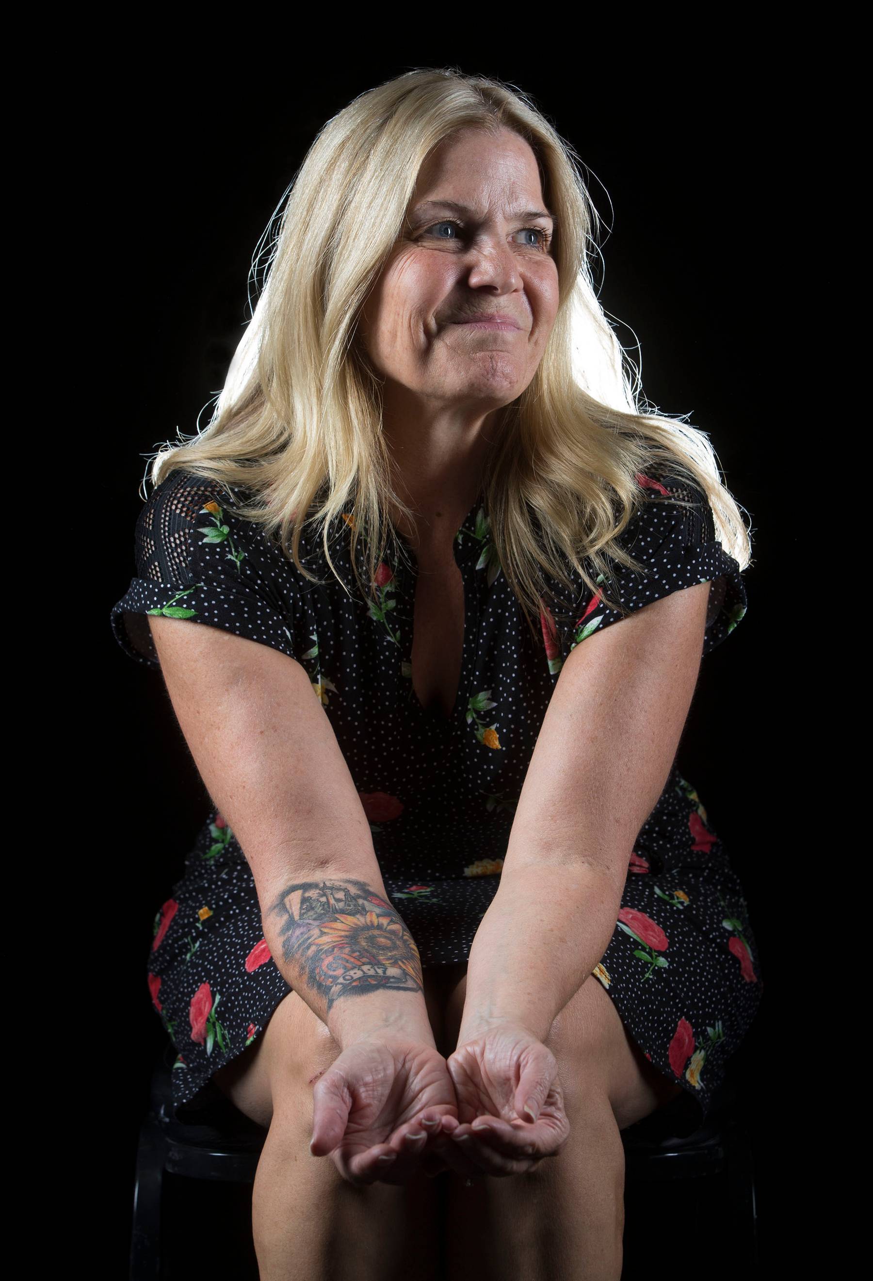 a survivor of the Route 91 Harvest Festival shooting shows their tattoos!