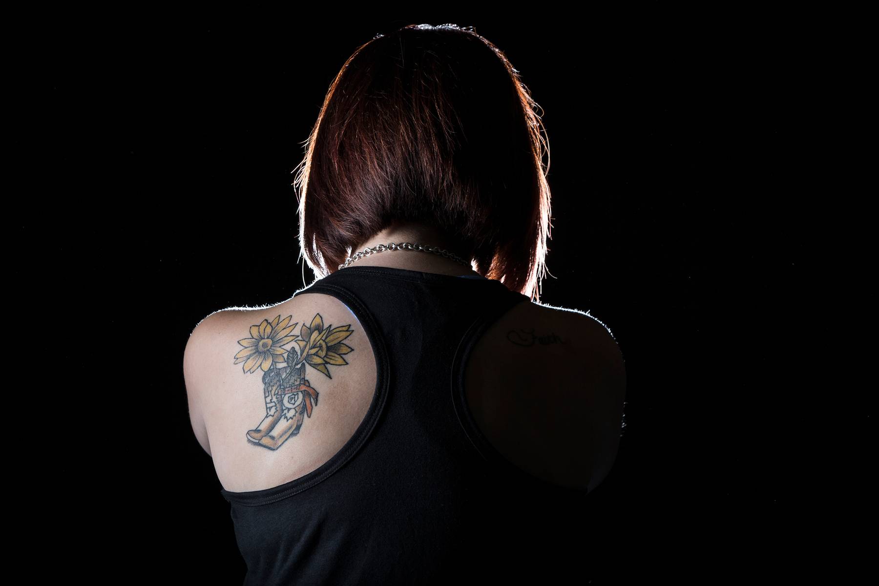 a survivor of the Route 91 Harvest Festival shooting shows their tattoos!